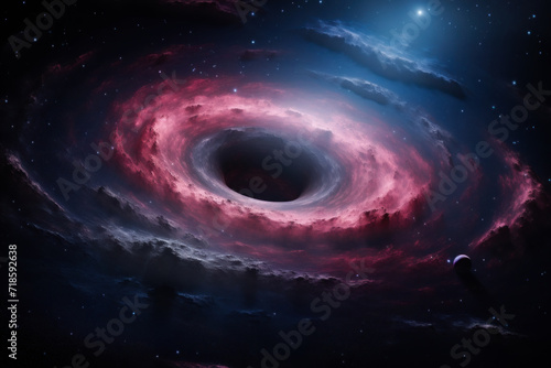 Vast Cosmic Vortex and Planets in Deep Space