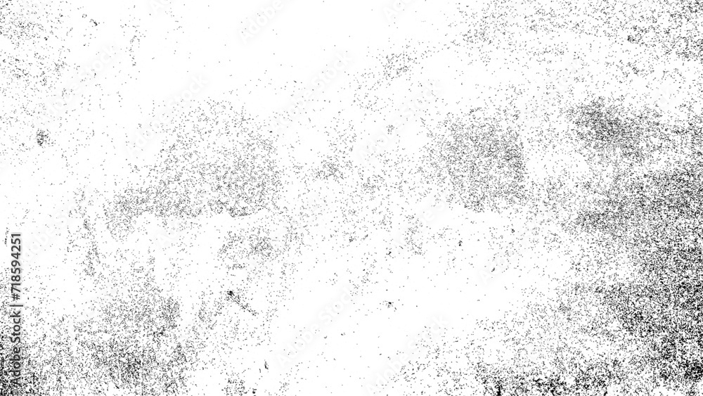 Fototapeta premium Grunge Black And White Urban. Dark Messy Dust Overlay Distress Background. Easy To Create Abstract Dotted, Scratched, Vintage Effect With Noise And Grain