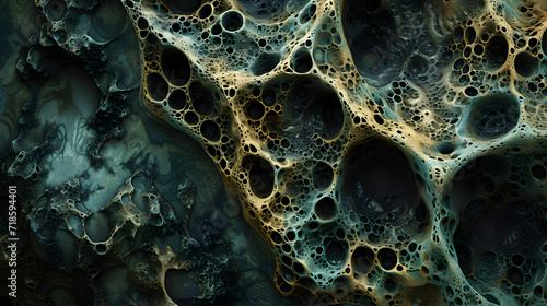 Close-Up of Water Bubbles on a Surface
