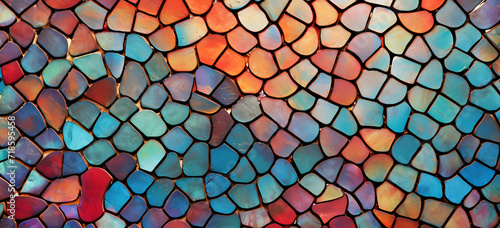 Pattern of mosaic. Abstract background