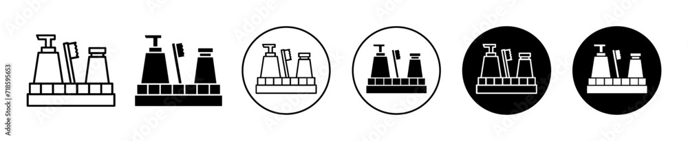 hygiene kit vector icon set collection. hygiene kit Outline flat Icon. hygiene kit vector icon set collection. hygiene kit Outline flat Icon.