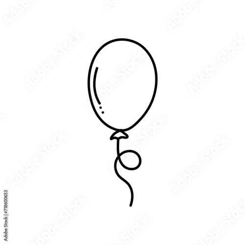 hand drawn balloon
