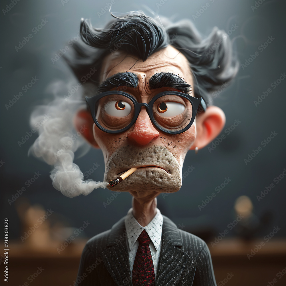 businessman smoking businessman smoking