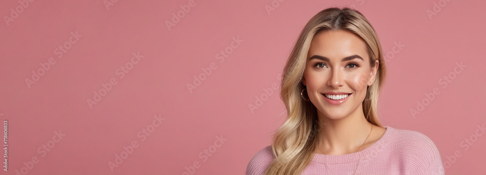 Beautiful Lithuanian good woman nice fashion half body eye conta Beautiful Lithuanian good woman nice fashion half body eye conta