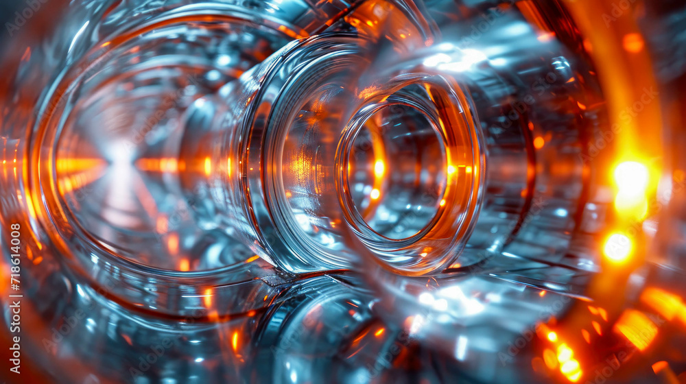 Hi-tech transparent glass abstract technology concept background Hi-tech transparent glass abstract technology concept background
