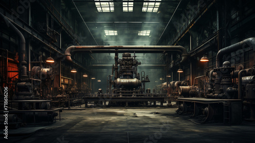 Old Industrial background photo