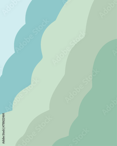 vector Abstract seamless design background with green pastel background