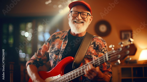 Grandpa on bass,  grooves a tribute to a lifetimes rhythm photo