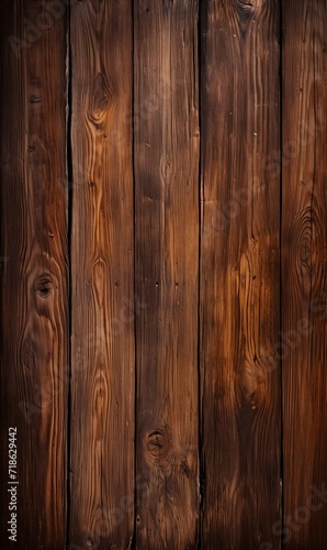 Old wooden background or texture with knots and nail holes. Rustic style.