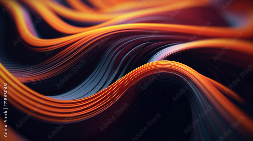 Abstract fluid curvy colourful 3D background Abstract fluid curvy colourful 3D background