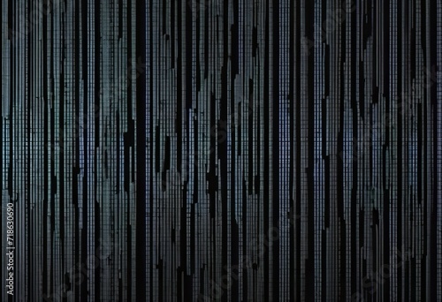 Stream of binary matrix code on the screen. computer matrix numbers. Concept of coding  hacking or crypto-currency bitcoin mining. illustration.