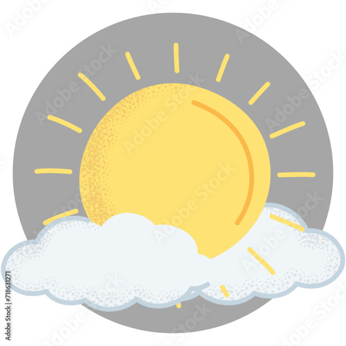 sun and cloud