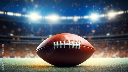American football background, traditional super bowl banner poster photo