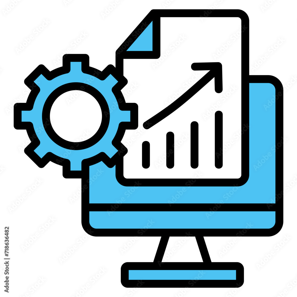 Data Analytics Icon Element For Design Data Analytics Icon Element For Design
