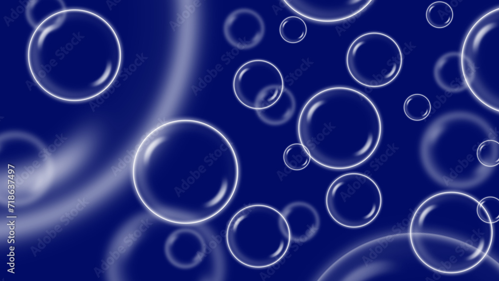 Water drops on gradient background bubble color concept graphic for illustration