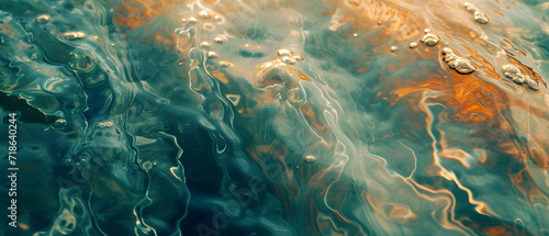 Close Up of Water With Numerous Bubbles