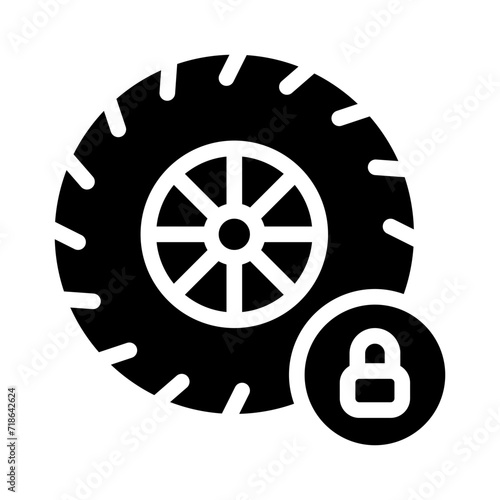 tyre glyph icon