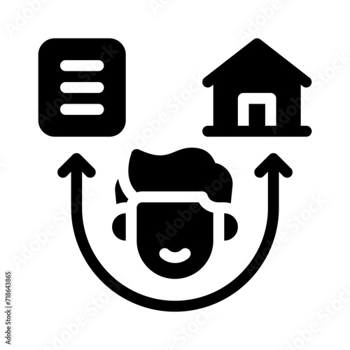 liability glyph icon