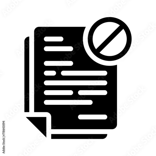 termination glyph icon