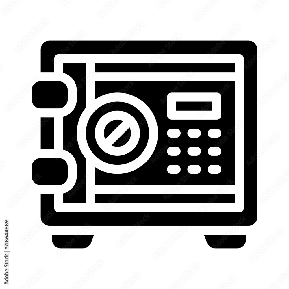 safebox glyph icon