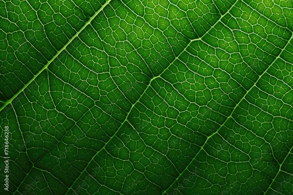 Macro of green leaves Generated by AI Macro of green leaves Generated by AI