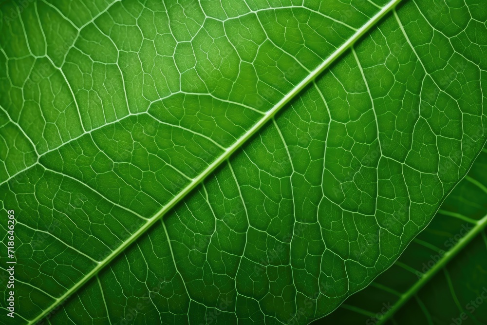 Macro of green leaves Generated by AI Macro of green leaves Generated by AI
