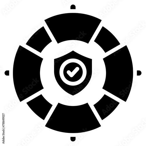Lifebuoy Icon Element For Design