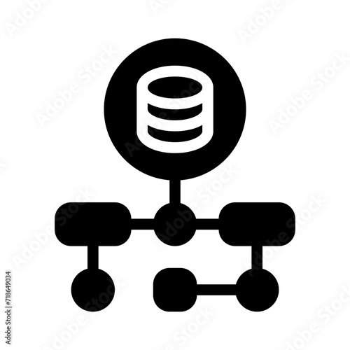 workflow glyph icon