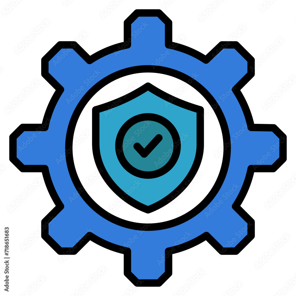 Security Setting Icon Element For Design Security Setting Icon Element For Design