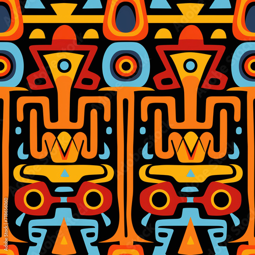 African Pattern Traditional African Art photo