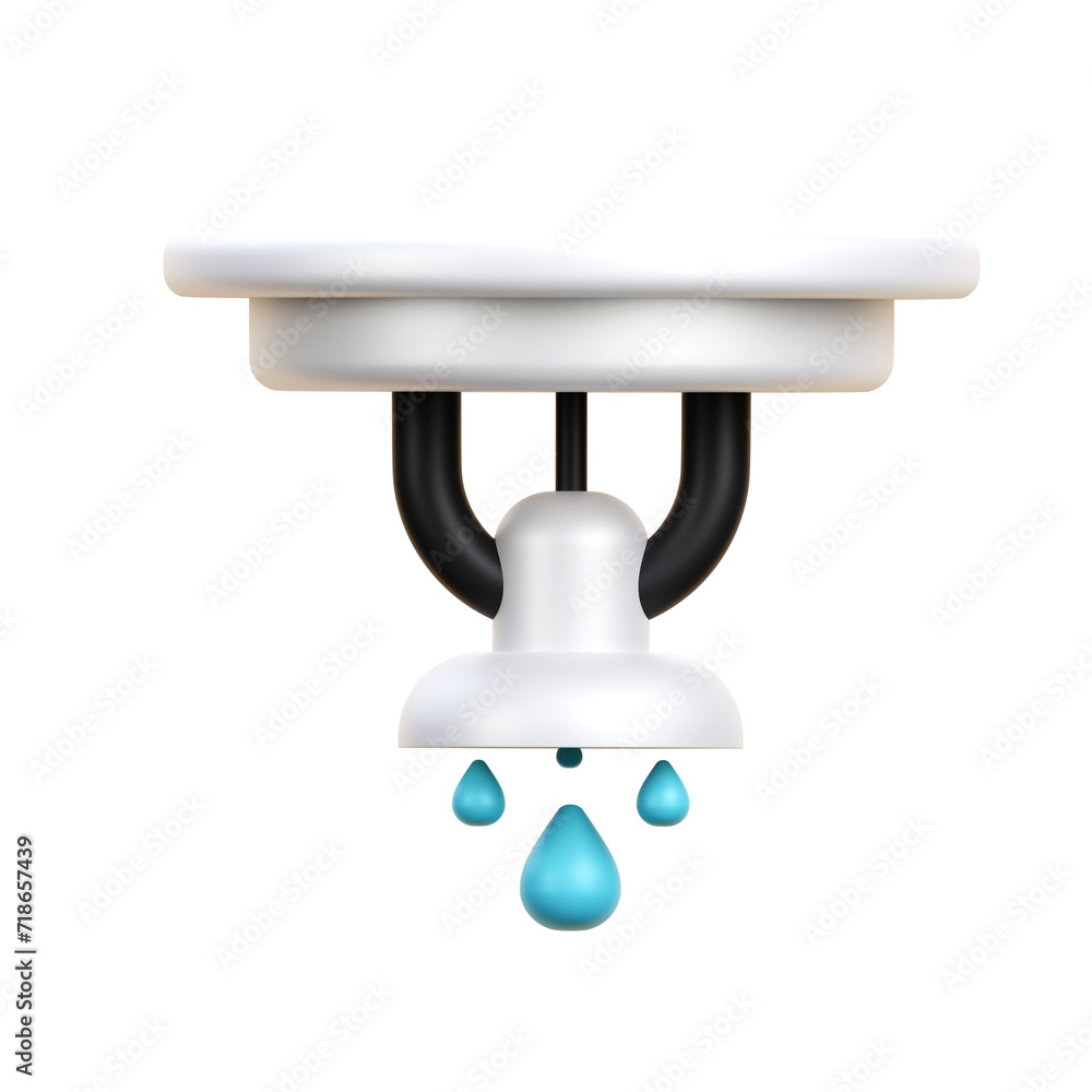 Sprinkler 3D Icon Sprinkler 3D Icon