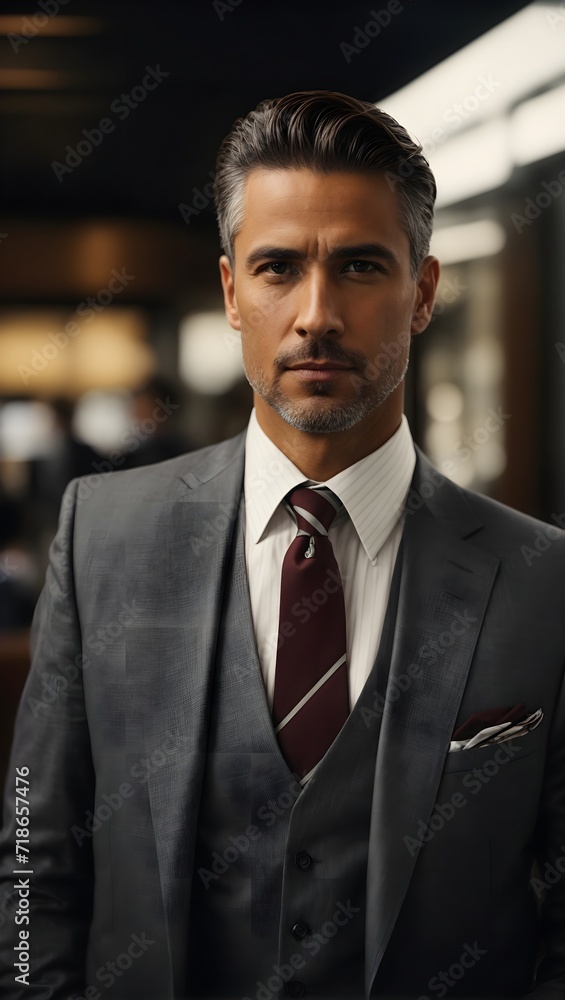 picture of a man in business clothes