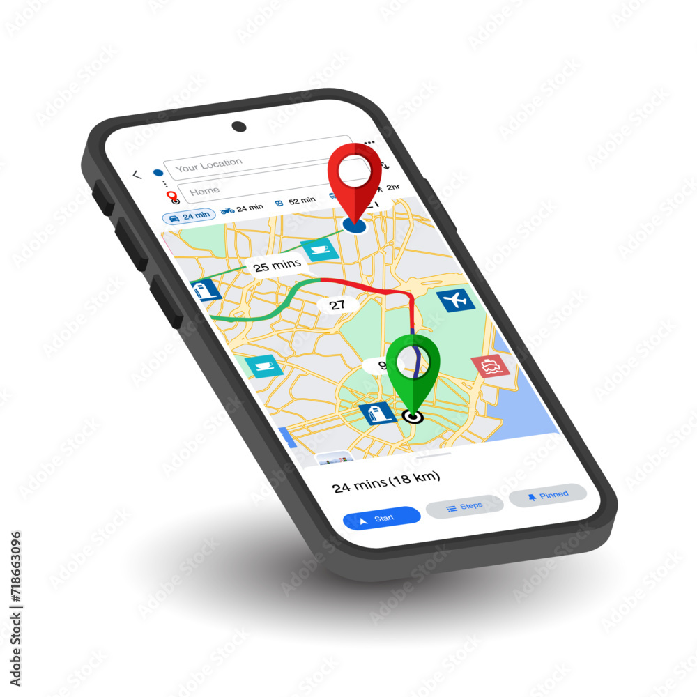 GPS satellite City Map Navigation, travel, tourism and location route planning concept. Location Map with City Street Roads on touchscreen smartphone or mobile phone. Navigator city map vector. GPS satellite City Map Navigation, travel, tourism and location route planning concept. Location Map with City Street Roads on touchscreen smartphone or mobile phone. Navigator city map vector.