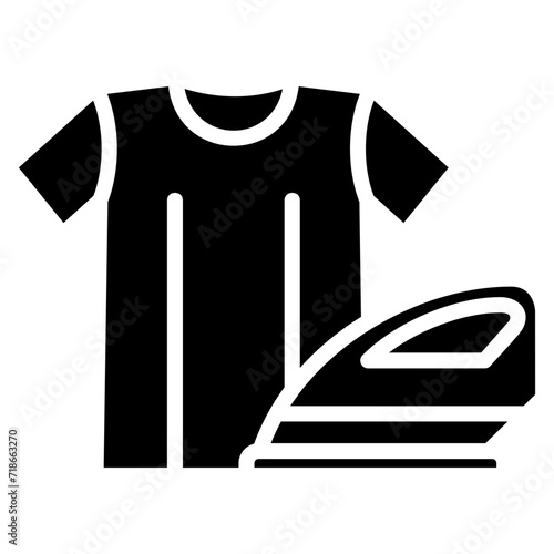 Dry Cleaning Icon Element For Design