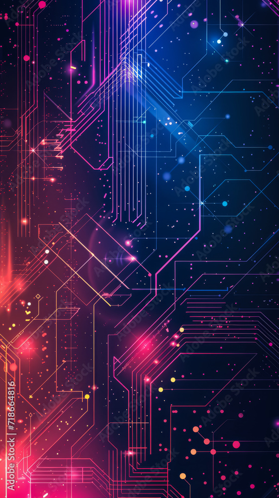 Abstract illustration representing neural networks and ideas Abstract illustration representing neural networks and ideas