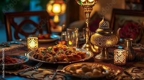 Iftar Table Captured in Stunning Detail Ramadan Kareem, Ramadan Mubarak