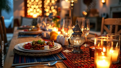 Graceful Iftar Table Setup Ramadan Kareem  Ramadan Mubarak