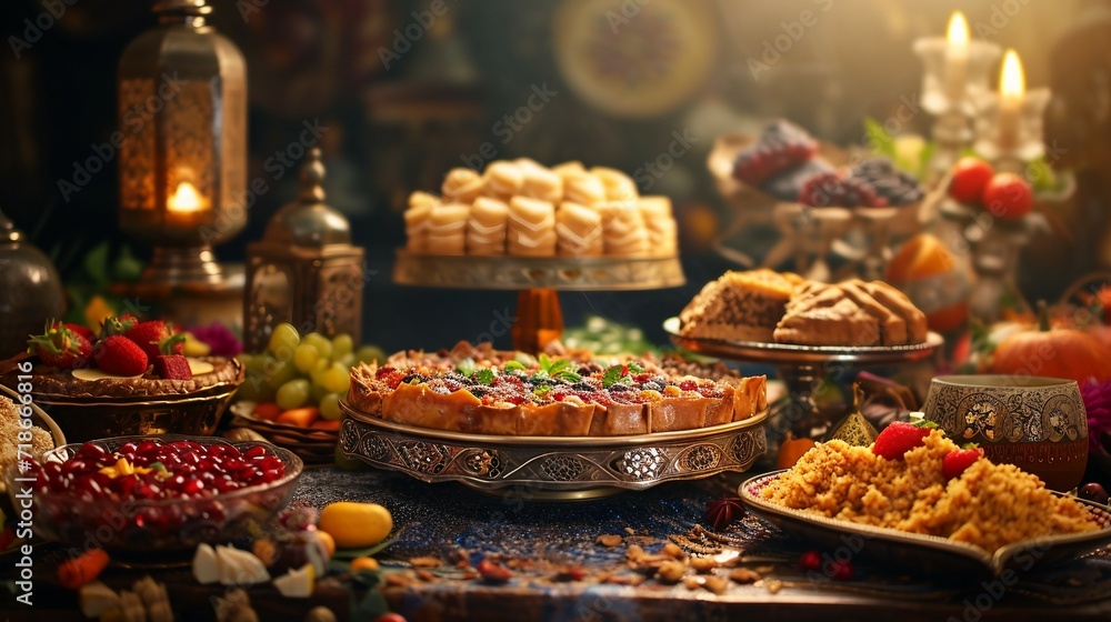 Ramadan Sweets in Focus Ramadan Kareem 2024