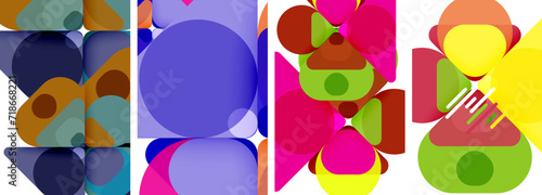 Geometric elements abstract backgrounds for wallpaper, business card, cover, poster, banner, brochure, header, website