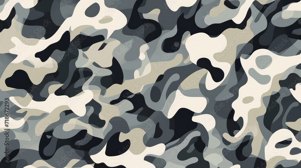 Naklejka premium Camo Illustration pattern