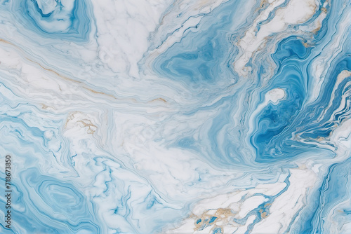 Blue gold marble texture background