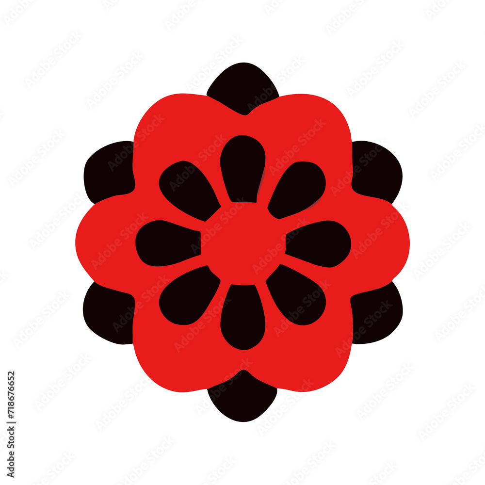 Beautiful flower shape design for various decorations. Beautiful flower shape design for various decorations.