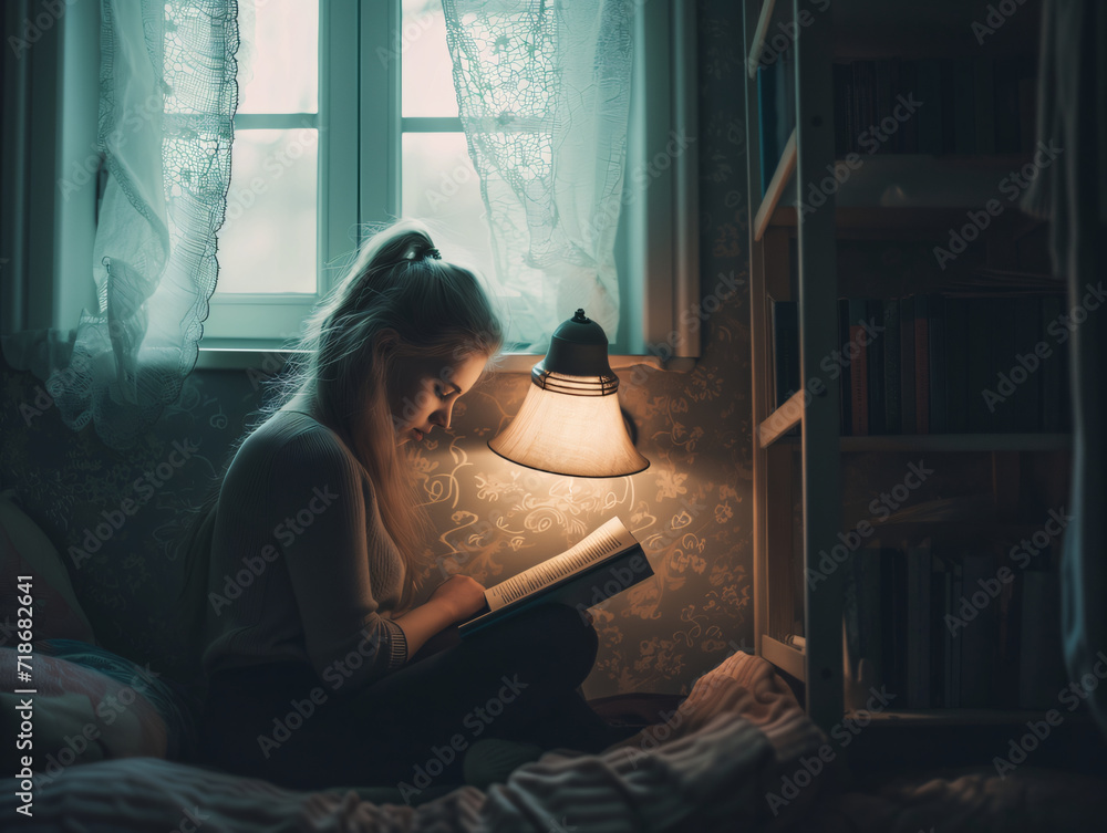 a woman reading a book a woman reading a book