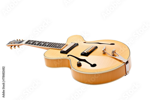 The Artful Archtop Guitar Isolated On Transparent Background
