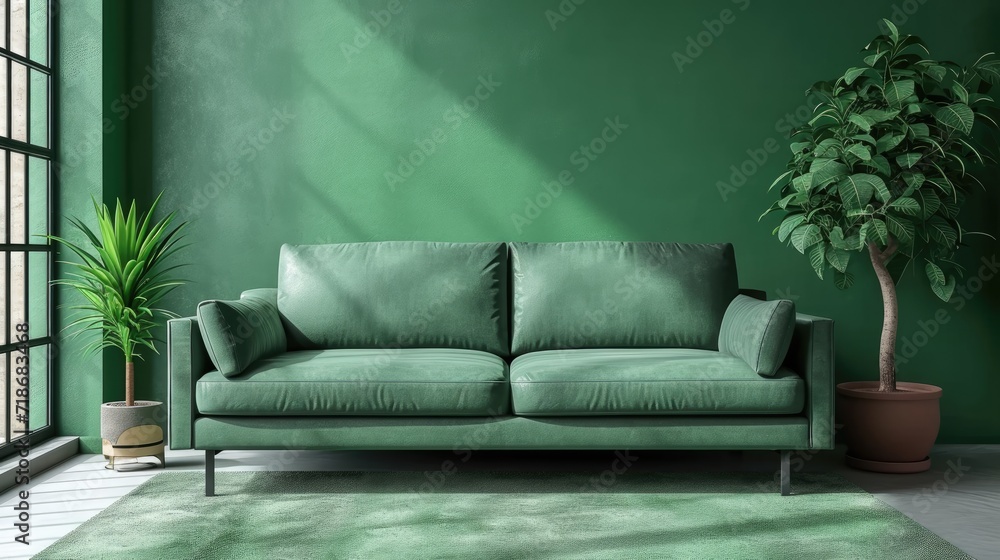 Sofa. Interior of modern sofa minimal design Sofa. Interior of modern sofa minimal design