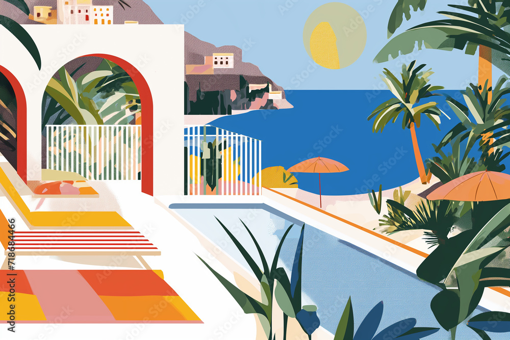 Fototapeta premium Mediterranean landscape