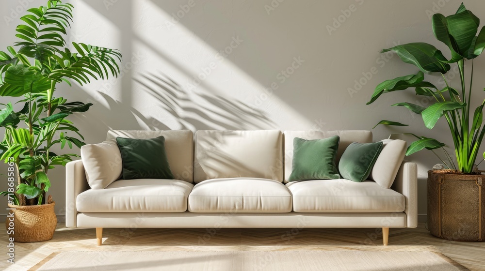 Sofa. Interior of modern sofa minimal design Sofa. Interior of modern sofa minimal design
