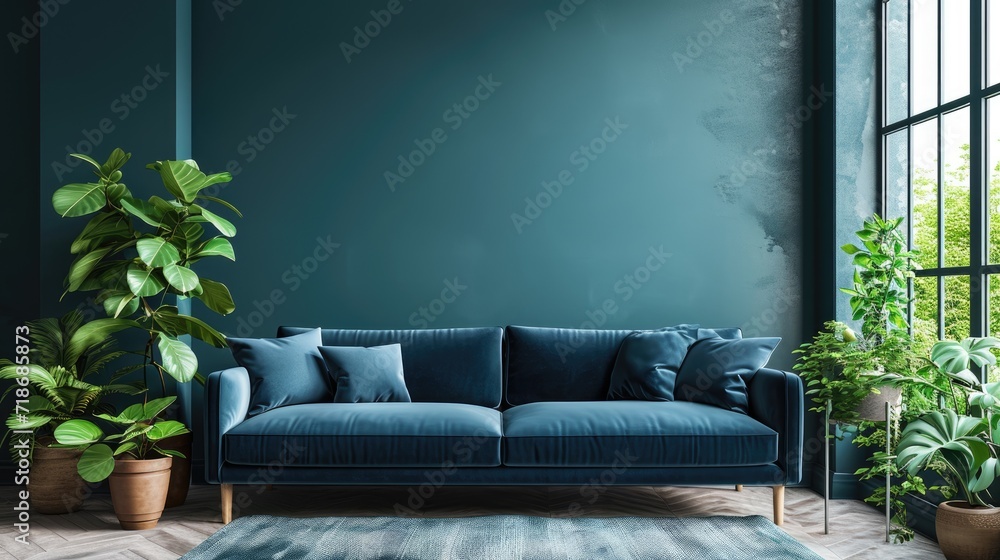 Sofa. Interior of modern sofa minimal design Sofa. Interior of modern sofa minimal design