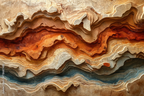 geological layers photo