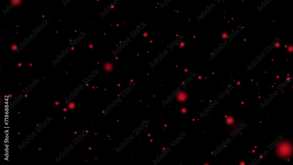 Loop flickering glow orange particles animation abstract background Loop flickering glow orange particles animation abstract background
